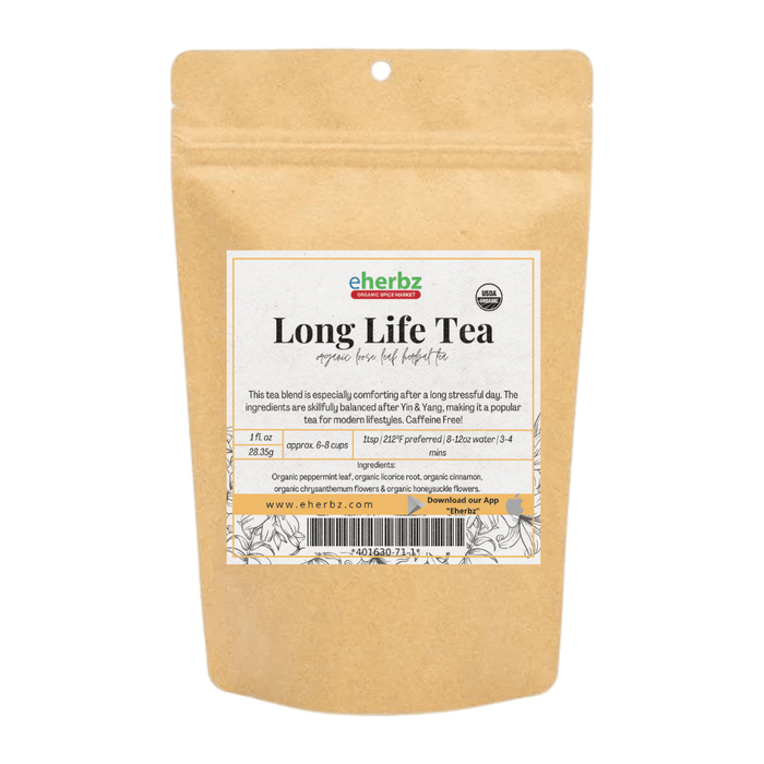 Starwest Botanicals Herbal Tea Blend Long Life Tea Organic