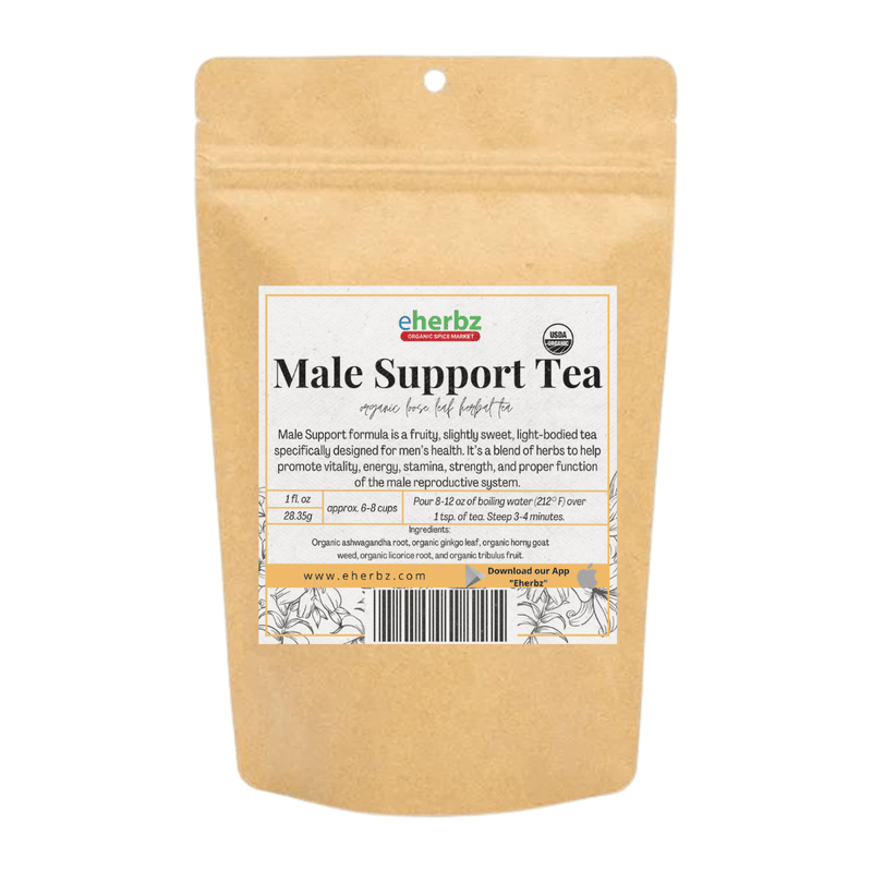 Starwest Botanicals Herbal Tea Blend Male Support Tea Organic