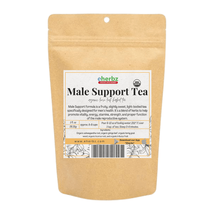Starwest Botanicals Herbal Tea Blend Male Support Tea Organic