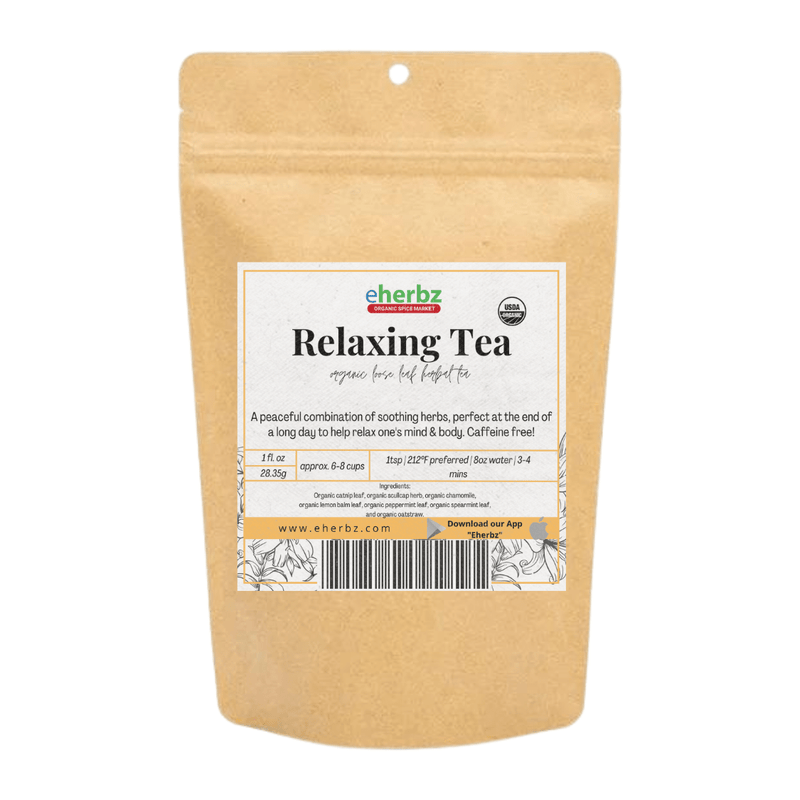 Starwest Botanicals Herbal Tea Blend Relaxing Tea Organic
