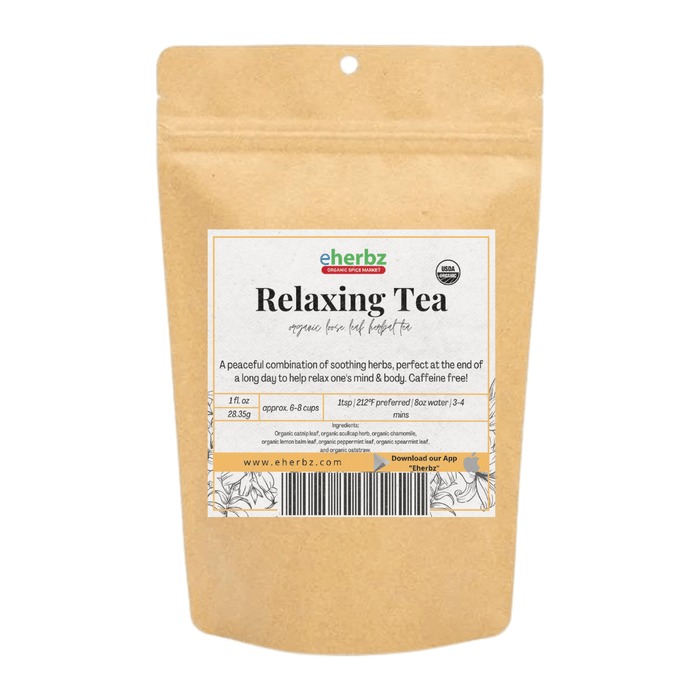 Starwest Botanicals Herbal Tea Blend Relaxing Tea Organic