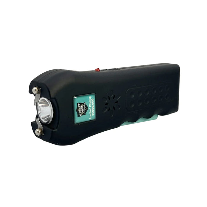 Street Wise Security Stun Gun Teal Accents Ladies' Choice 21,000,000* Stun Gun