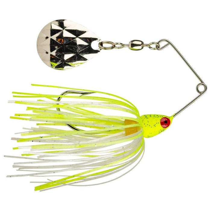 Strike King Jigs & Lures Chartreuse Head Chartreuse/White Skirt STRIKE KING MINI KING SPINNER BAIT 1/8 oz