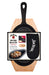 StyleAsia Cooking Jimbeam Cast Iron Skillet with Handle Mitt and Wood Trivet