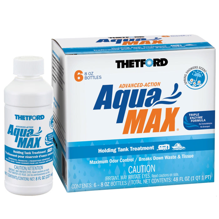 Thetford Toilet Chemicals & Cleaning AQUAMAX SPRING 8OZ 6 PK