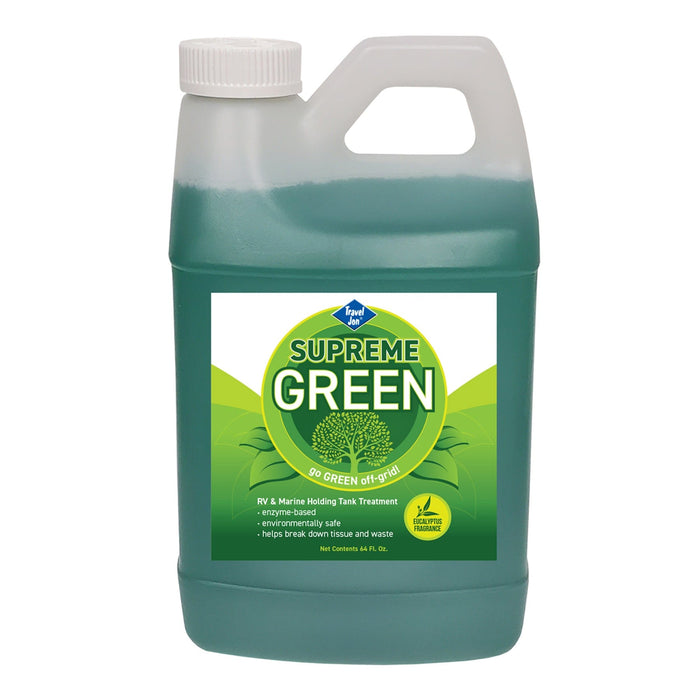 Travel John Toilet Chemicals & Cleaning SUPREME GREEN 64 OZ