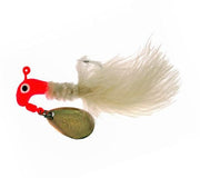 TTI Blakemore Jigs & Lures Flo Red/White ROAD RUNNER ORIGINAL MARABOU 1/8 oz