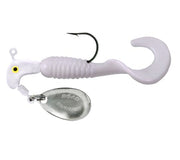 TTI Blakemore Pre-Rigged Lures & Jigs White/White Curly-Tail Road Runner 1/8 oz