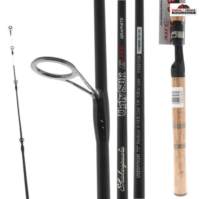 Ugly Stik Fishing Rod UGLY STIK ELITE SPIN 7'2PC M