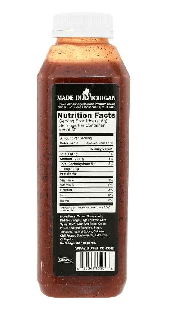 Uncle Bob Hot Sauce Uncle Bob's Original 16floz UB