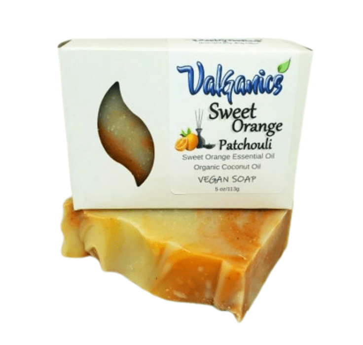 Valganics LLC Soap Sweet Orange Patchouli Vegan Soap