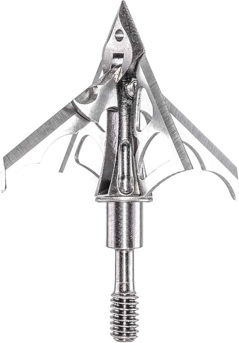 WacEm Broadheads WacEm 4-Blade Hybrid Crossbow w/ Free Strobing FIT Nock (3 Bushings Inc)