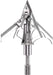 WacEm Broadheads WacEm 4-Blade Hybrid Crossbow w/ Free Strobing FIT Nock (3 Bushings Inc)