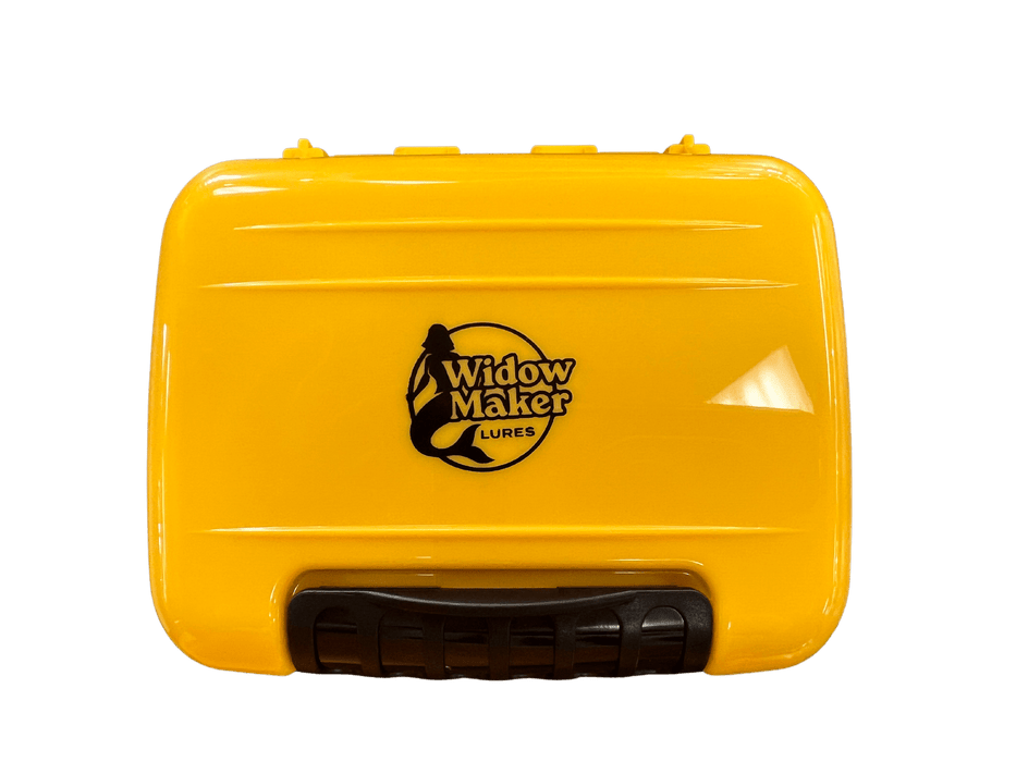 deluxe tackle box Medium Deluxe Jig Box Yellow — Fritz's Outdoor Discounts