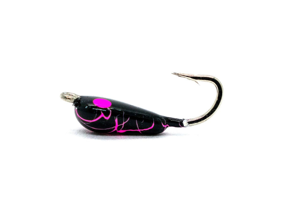 Widow Maker Jigs & Lures #111 Glow Black/Black Crackerized Widow Maker Tungsten Shrimp #12