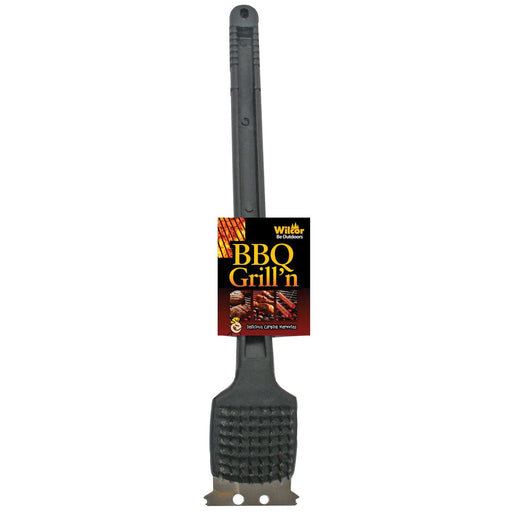 Wilcor Barbecue Tools BBQ SCRAPER BRUSH PLASTIC 18"