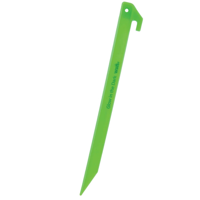 Wilcor Camping Accessories TENT STAKE 12" GLOW IN THE DARK