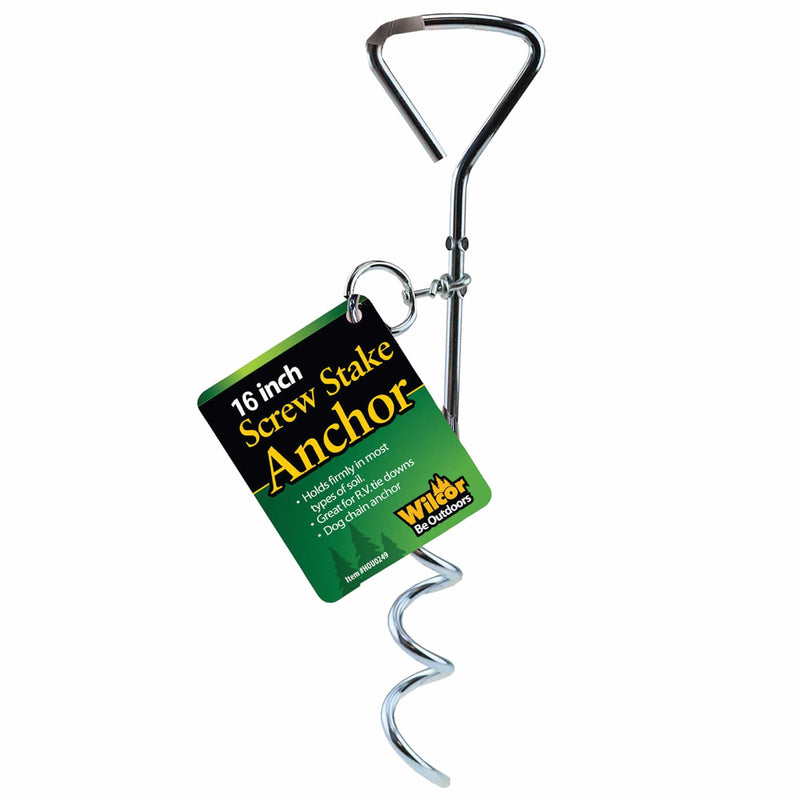 Wilcor Camping Tools SCREW STAKE ANCHOR 18"