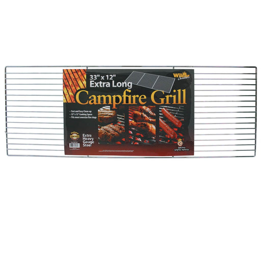 Wilcor Cooking CAMPFIRE GRILL XTRA LONG 33x12