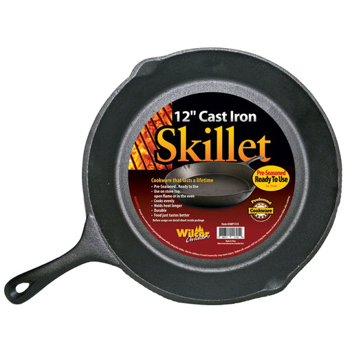 Wilcor Cooking CAST IRON 12" SKILLET