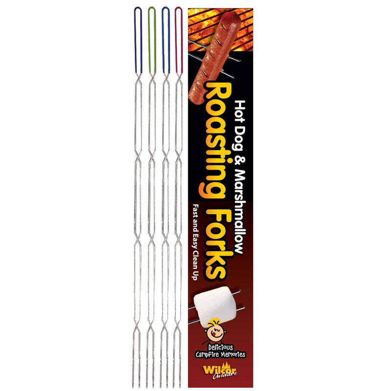 Wilcor Snacks ROASTER FORKS MTL 4PK 33"