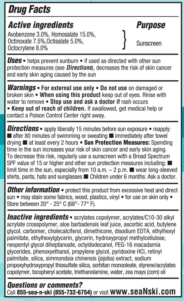 Wilcor Suncare Sea & Ski Kids Sunscreen 70 3.4oz