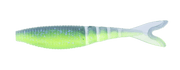 Yamamoto Jigs & Lures CHARTREUSE/ELECTRIC BLUE YAM 4" ZAKO (6 pack)