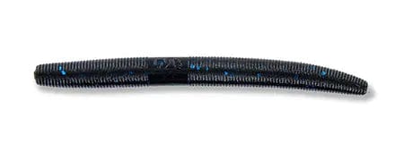 Yamamoto Soft Bait BLACK W/ LARGE BLUE FLAKE 4'' YAMASENKO (10 pack)