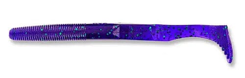 Yamamoto Soft Bait JUNE BUG PURPLE W/ EMERALD FLAKE YAM 5" SWIMMING SENKO (10 pack)