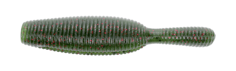 Yamamoto Soft Bait WATERMELON W/ BLACK & RED FLAKE YAM 3.5" YAMATANUKI / HEAVY SOFT PLASTIC (8 pack)