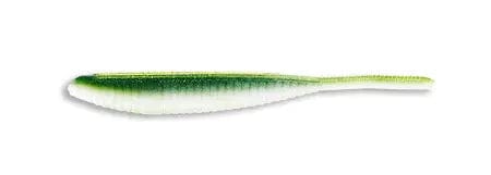 Yamamoto Soft Bait WATERMELON W/ CREAM LAMINATE YAM 3.75" SHAD SHAPE WORM (10 pack)