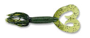 Yamamoto Soft Bait WATERMELON W/ LARGE BLACK FLAKE YAM 5" DOUBLE TAIL HULA GRUB (10 pack)