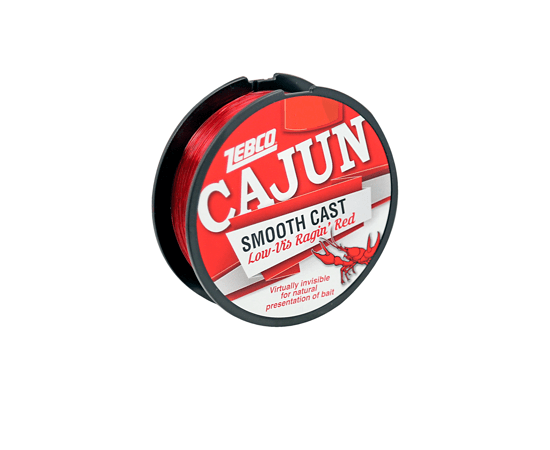 Zebco Fishing Line Cajun Low Vis Filler 330Yd - Red