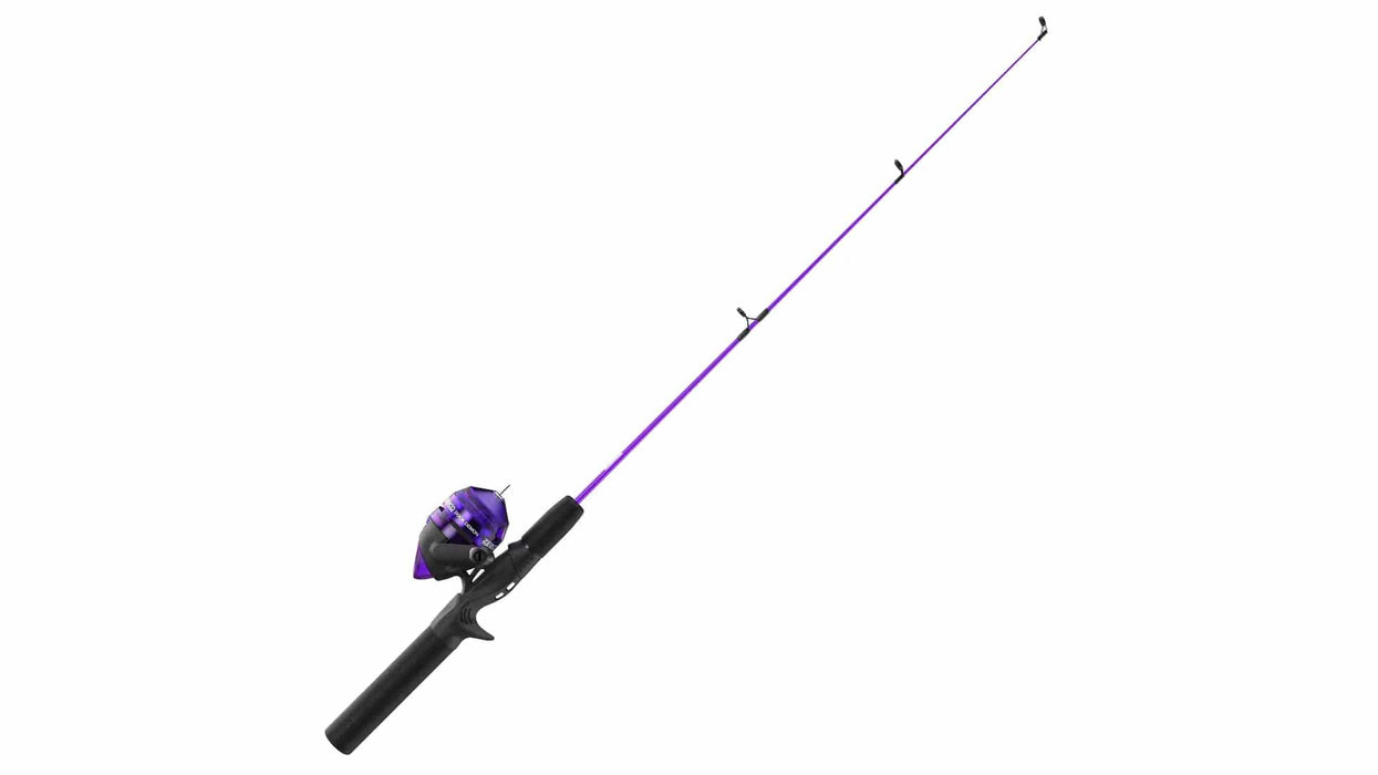 Zebco Reel Combo Dock Demon Purple 30" 1 Pc M Spincast Combo