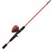 Zebco Spincast Combo 202 562Ml Slingshot Sc Red 10#